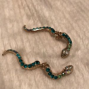Betsey Johnson Snake Earings